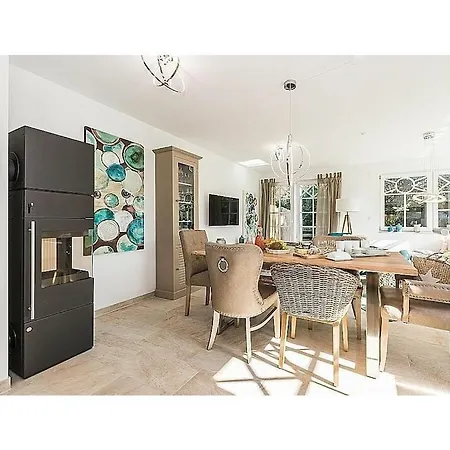 Dom wakacyjny Baltic Sea House Seagrass Fireplace Prerow